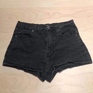 High Wasted Black Shorts